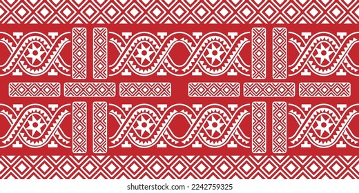 Patrón mexicano sin costuras. Impresión geométrica azteca, navajo. Papel pintado de diseño étnico, tela, cubierta, textil, alfombra, manta.
