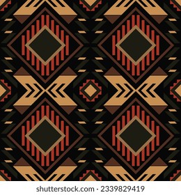 Mexican seamless pattern. Aztec, Navajo geometric print. Ethnic design wallpaper, fabric, cover, textile, rug, blanket.