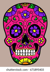 Mexican Skull Art