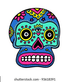 Mexican Skull Art