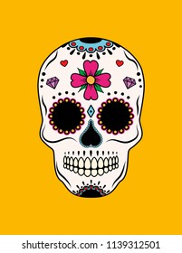 Mexican Skull - Day of the dead vector