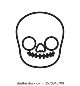 mexican skull head design, Death horror tattoo decoration dark and culture theme Vector illustration