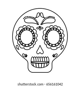 mexican skull icon