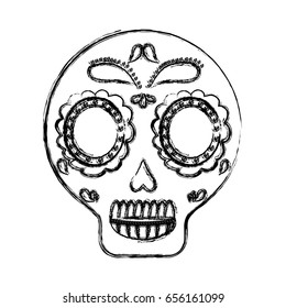 mexican skull icon