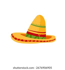 Sombrero mexicano sombrero - Ilustración vectorial