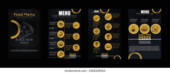 mexican style fast food menu, catalog, Food menu.