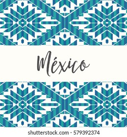 Mexican Style Pattern Composition