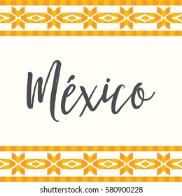 Mexican Style Pattern Composition