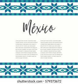 Mexican Style Pattern Composition - Copy Space