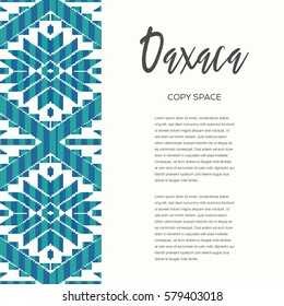 Mexican Style Pattern Composition - Copy Space