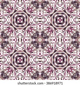 Mexican stylized talavera tiles seamless pattern. Background for design and fashion. Arabic, Indian patterns