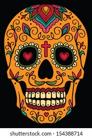 Mexican sugar skull