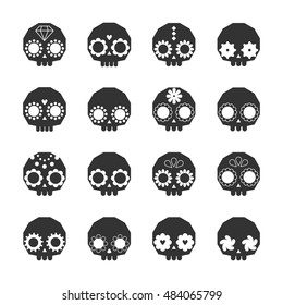 Mexican sugar skull