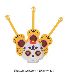 Mexican sugar skull design