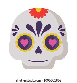 Mexican sugar skull design