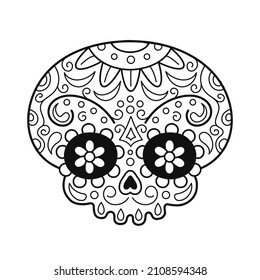 Mexican sugar skull page