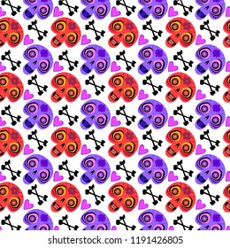 Mexican symbols. Day of the Dead. 