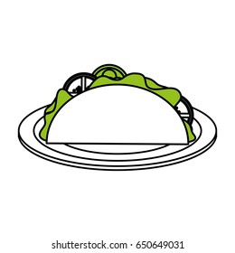 Mexican taco design