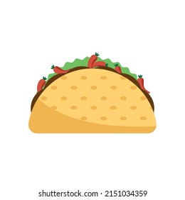 mexican taco food traditional icon