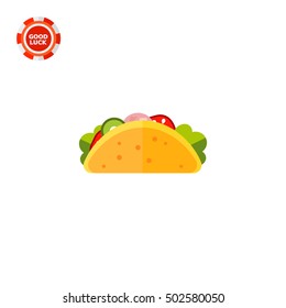 Mexican Taco Icon