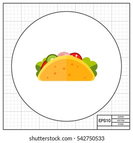 Mexican Taco Icon