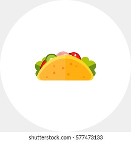 Mexican Taco Icon