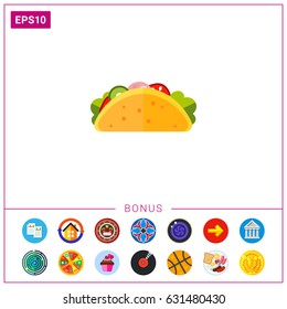 Mexican Taco Icon