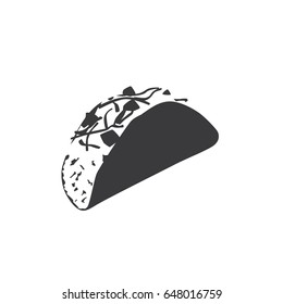 Mexican taco icon, vector illustration design. Fast food collection.