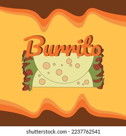 Mexican tacos and burritos design element, banner promotion, social media post or landing page