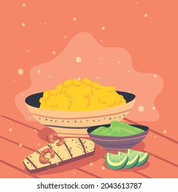 mexican tacos ingredients in dishes