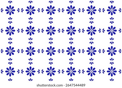 Talavera mexicana azulejo de cerâmica com flor. México padrão sem costura. Ilustração vetorial. Arte de design de mosaico.