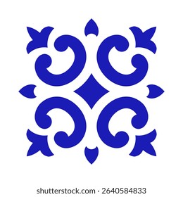 Mexican talavera ceramic tile. Traditional style from Puebla.