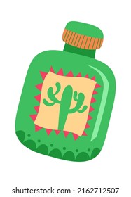 Mexican tequila drink. Vector illustration