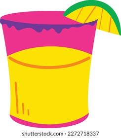 Mexican tequila hand drawn illustration