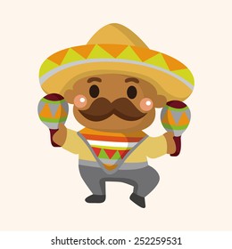 Mexican theme elements