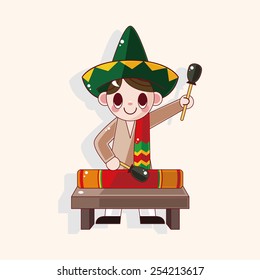 Mexican theme elements