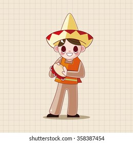 Mexican theme elements