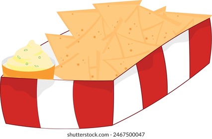 Mexican tortilla chips with sour cream onion