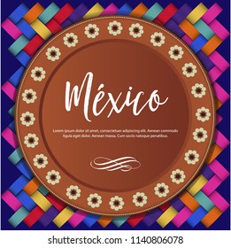 Mexican Traditional Clay Plate Composition – Copy Space