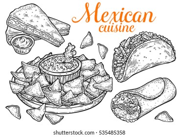 9,592 Mexican food hand draw Images, Stock Photos & Vectors | Shutterstock