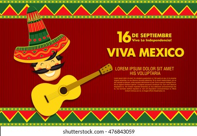 Mexican translation of the inscription: 16 th of September. Happy Independence day! Viva Mexico!