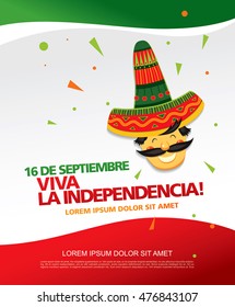 Mexican translation of the inscription: 16 th of September. Happy Independence day! Viva Mexico!