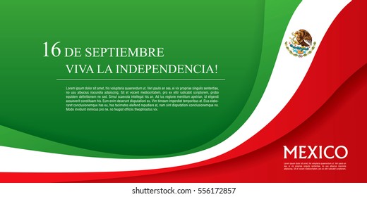 Mexican translation of the inscription: 16 th of September. Happy Independence day! Viva Mexico!