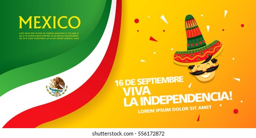 Mexican translation of the inscription: 16 th of September. Happy Independence day! Viva Mexico!