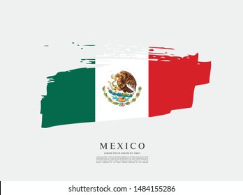 Mexican vector banner layout design. Vector illustration