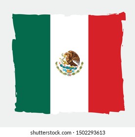 Mexican vector banner layout design. Vector illustration