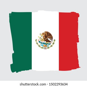 Mexican vector banner layout design. Vector illustration