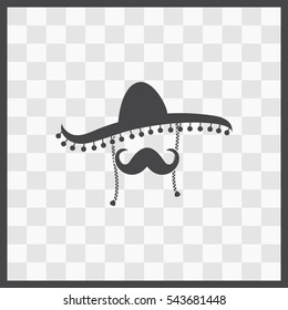 Mexican vector icon. Isolated illustration. Business picture.