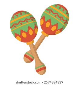 Mexican Vector Illustration - Maracas