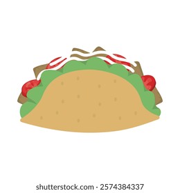 Mexican Vector Illustration - Taco